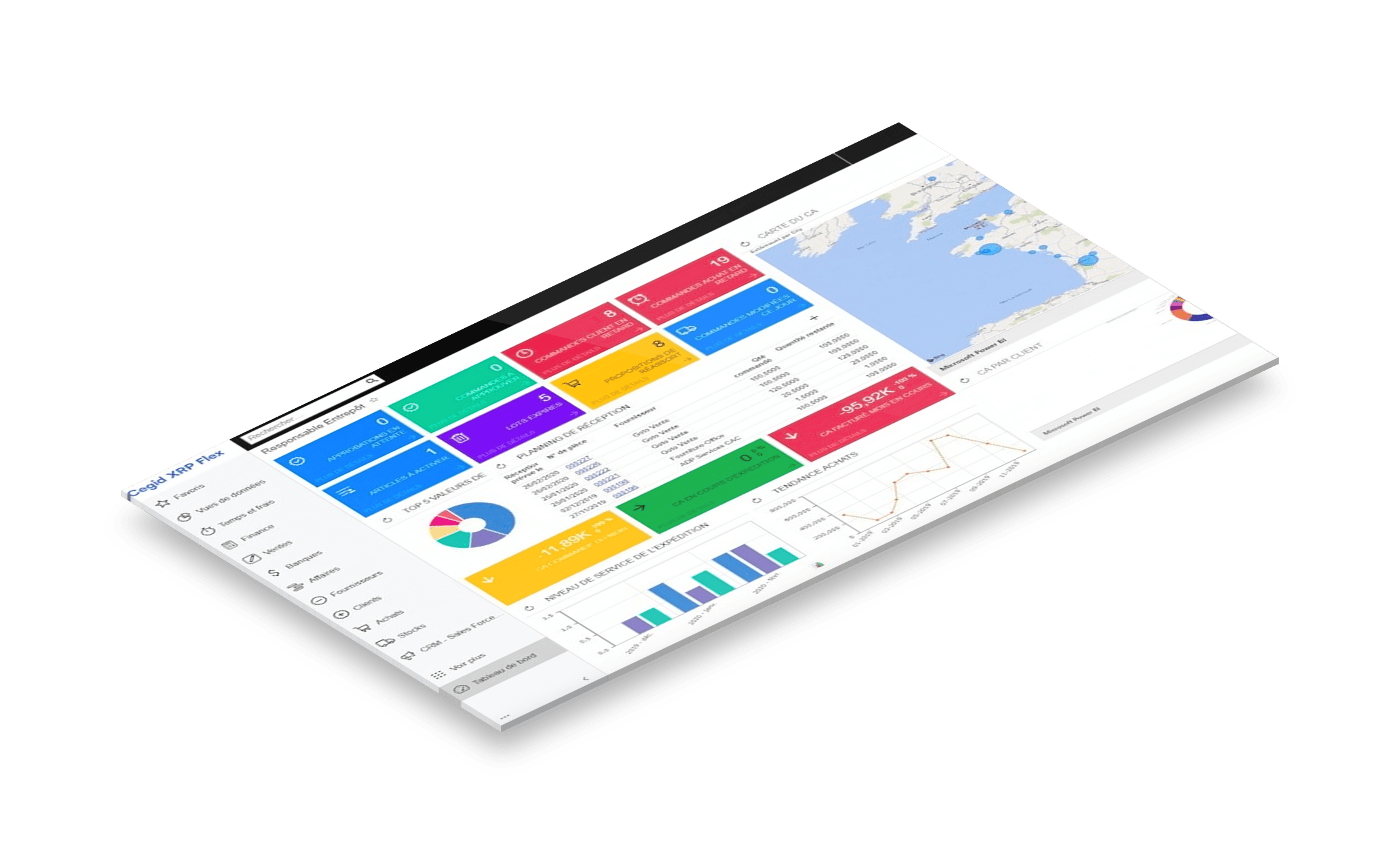 Mock-up CEGID XRP FLEX LOGICIEL CEGID XRP FLEX